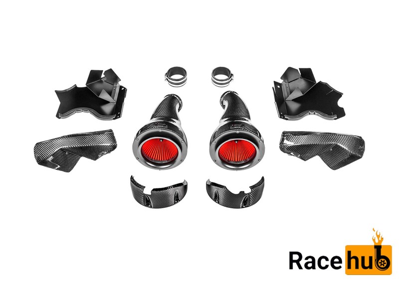 BMW F9X M5/M8 Black Carbon intake with shrouds [0]