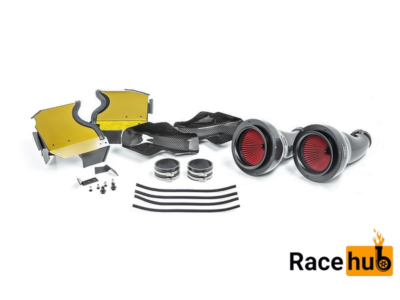 BMW F9X M5/M8 Black Carbon intake with shrouds [8]