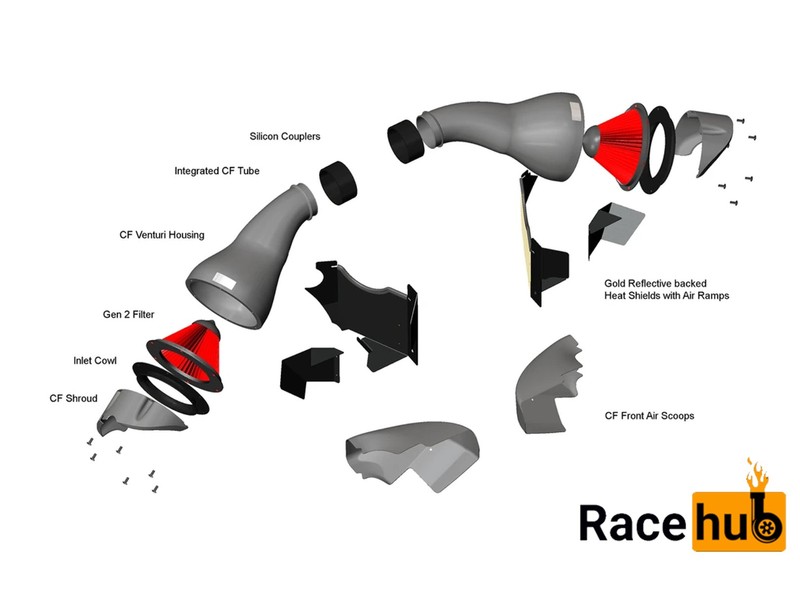 BMW F9X M5/M8 Black Carbon intake with shrouds [1]